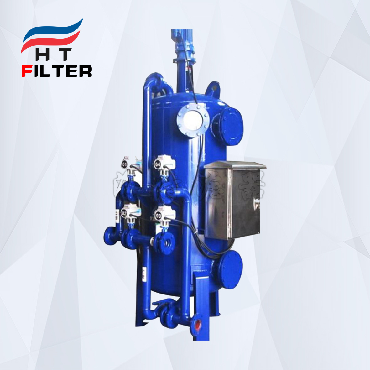 鋼鐵循環水旁濾纖維球過濾器