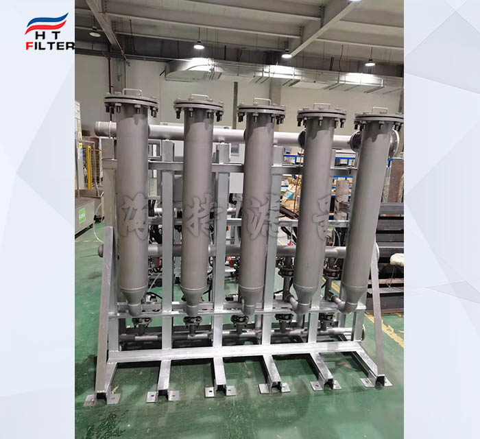 10微米多組管道反沖洗過濾器