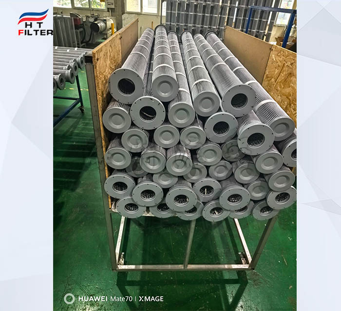 花板孔130覆膜長濾筒