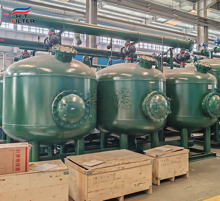 鋁電行業工業循環水淺層砂過濾器