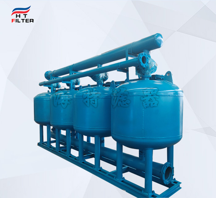 鋼鐵廠冷卻塔循環(huán)水淺層砂過濾器